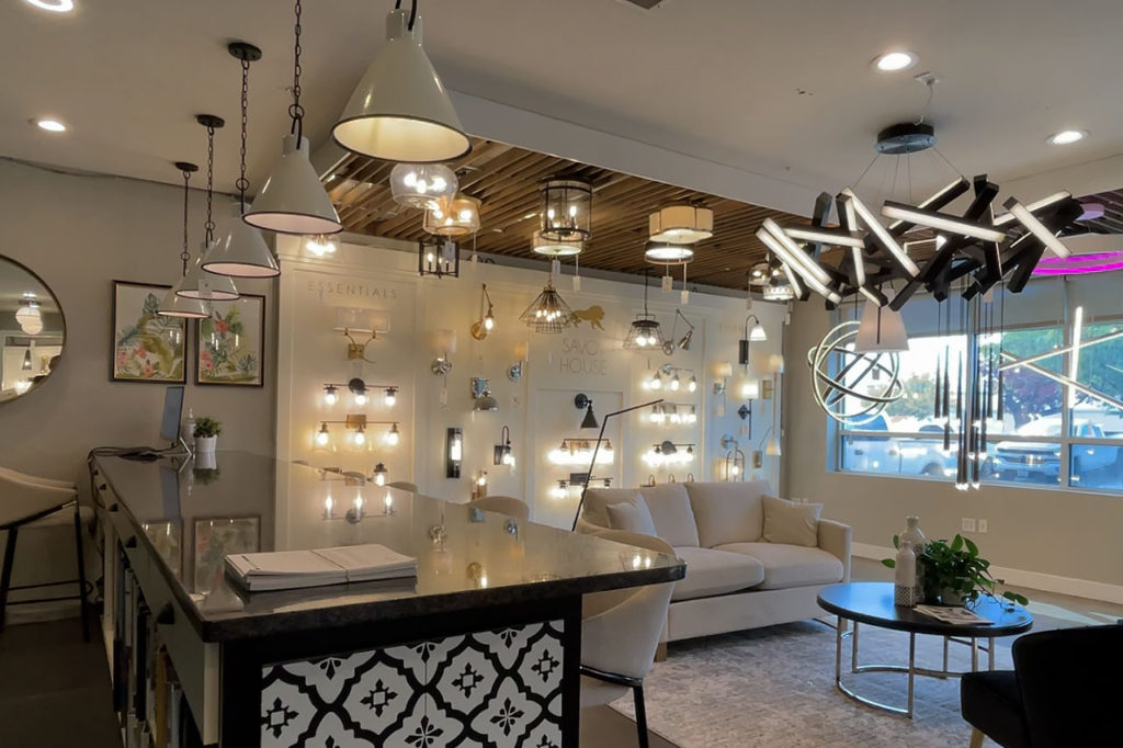 lighting showroom